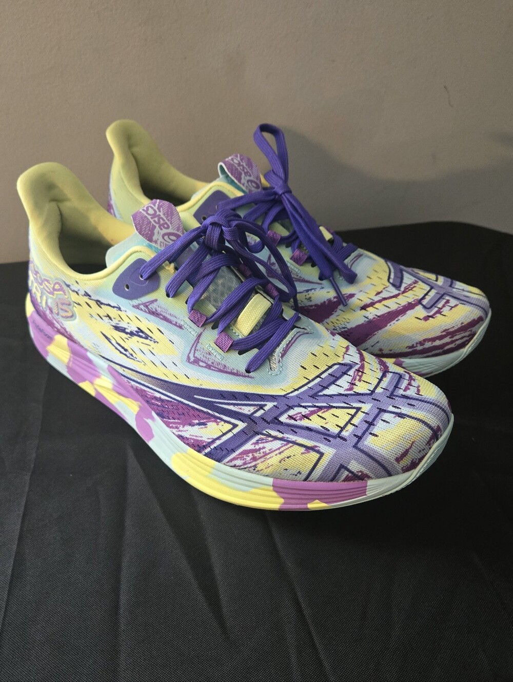 ASICS Noosa Tri Running Shoes Men's 11 Women's 12.5 Multicolor FlyteFoam